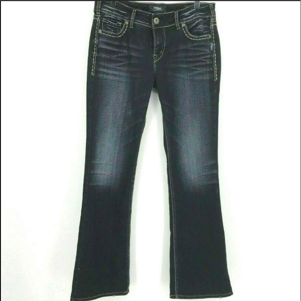 Silver Jeans Suki Fluid Jeans Blue Stretch W30xL33